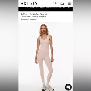 NWT Aritzia TnaButter scoopneck jumpsuit